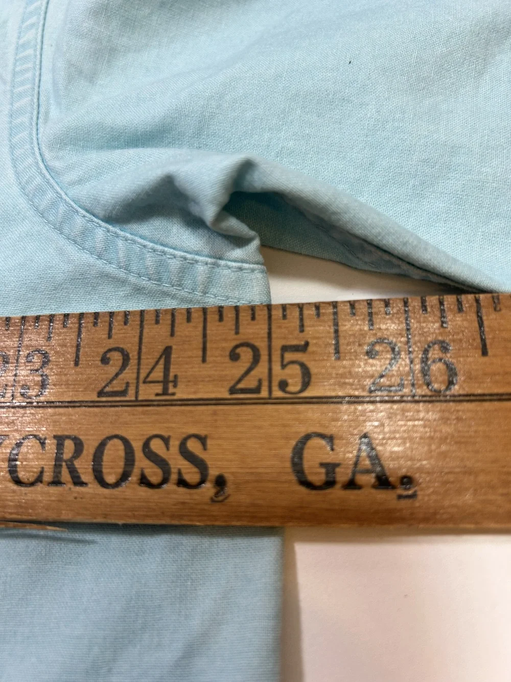 L.L. Bean Traditional Fit Short Sleeve Light Blue Button Down Shirt Size L-Reg